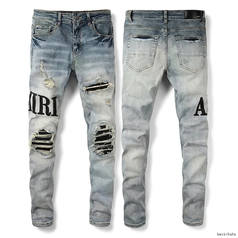 AMIRI light blue ripped jeans