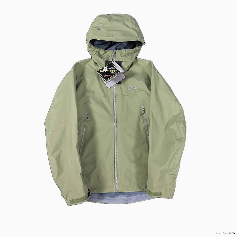 Arc’teryx sage green windbreaker