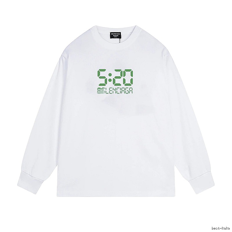 Balenciaga digital-style white T-shirt