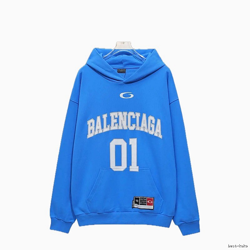 Balenciaga sporty blue sweatshirt