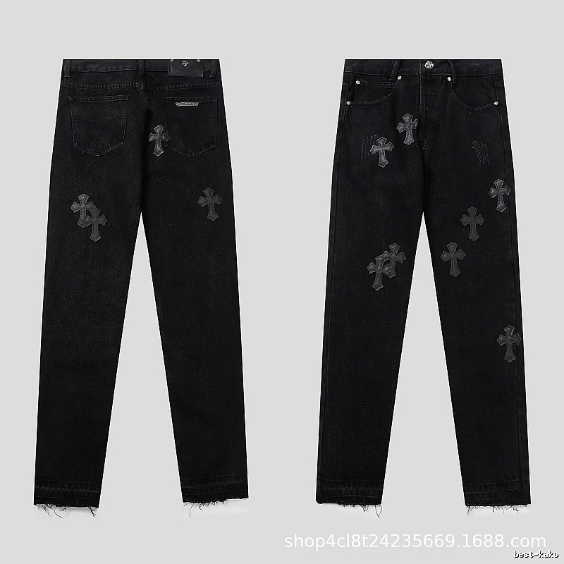 Chrome Hearts Weekend Graphic jeans Light Denim Jeans for Seasonal Looks