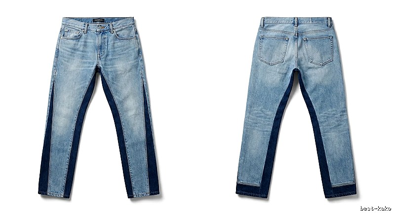 Gallery Dept. Color - Blocked Retro - Style Jeans