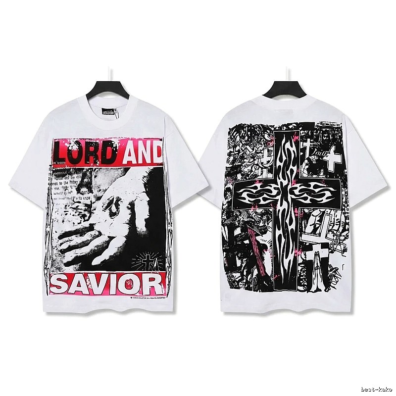 Hellstar religious style white T-shirt