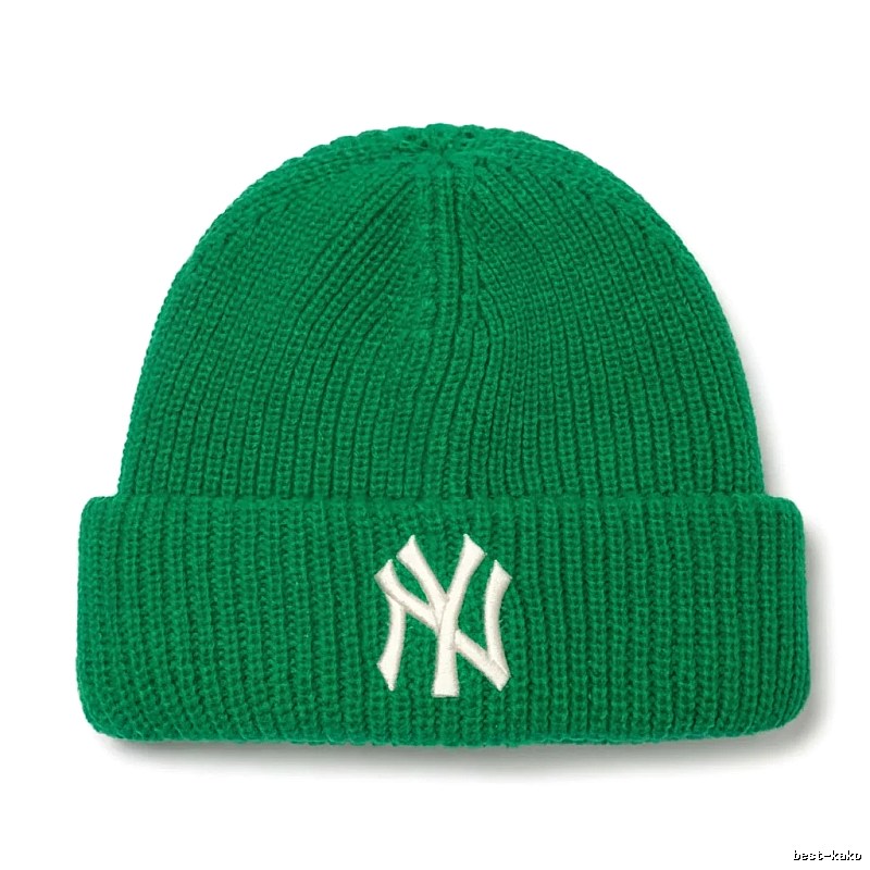 MLB knitted trendy brand green hat