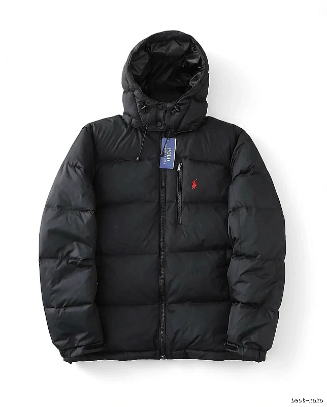 Ralph Lauren Polo Black Trendy Brand Down Jacket