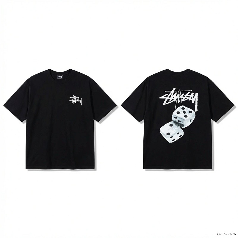 Stussy Dice Style Black T-shirt