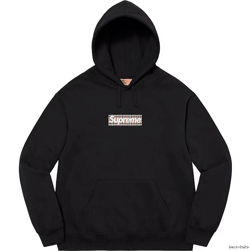 Supreme Monogram Logo hoodie Gray Red Oversized for Casual Outfits