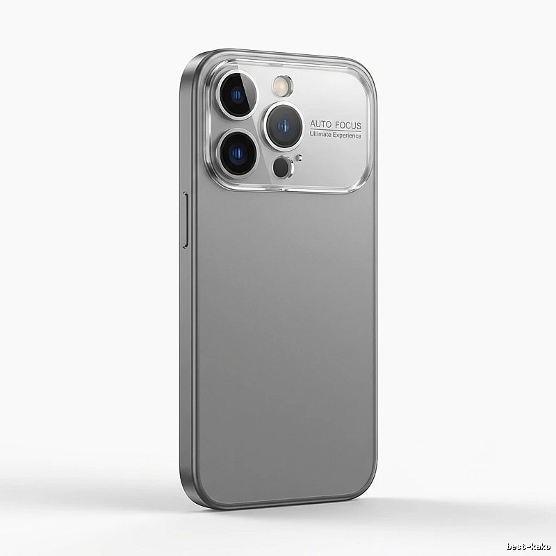 Transparent Gray Trendy Brand Phone Case for iPhone