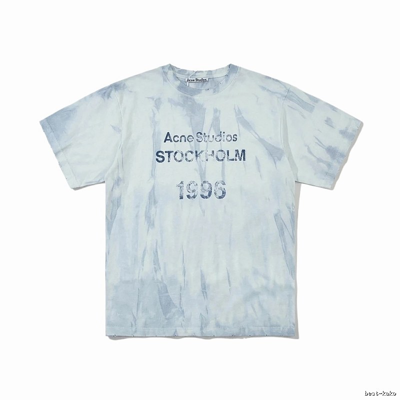Acne Studios Tie - Dye Style White T - Shirt