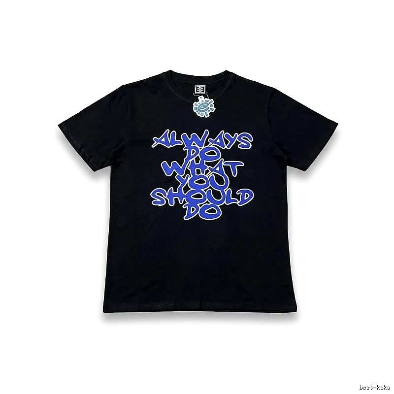 ADWYSD Trendy Brand Graffiti Style Black T-shirt