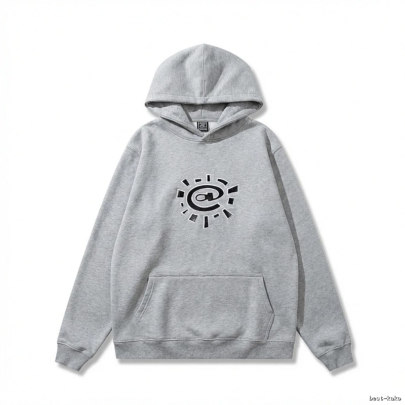 ADWYSD trendy brand gray hoodie
