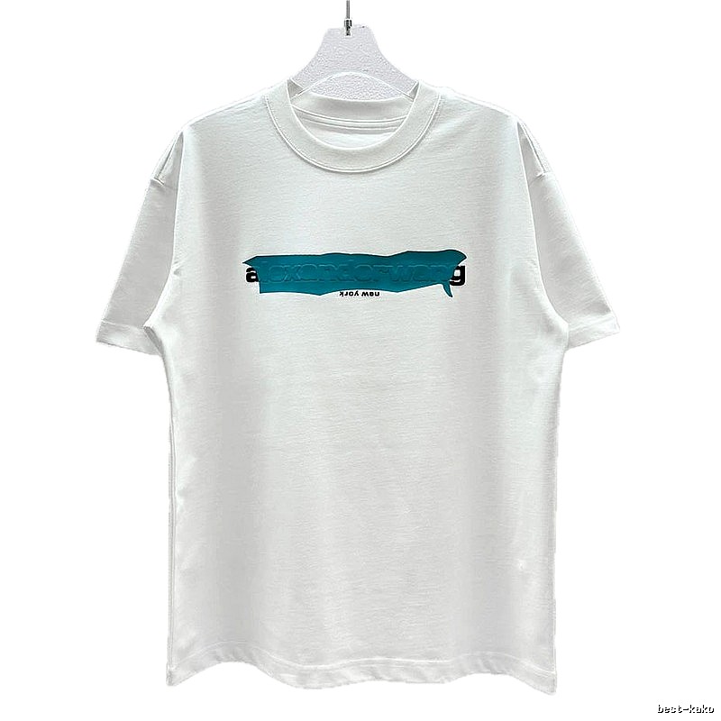 Alexander Wang Letter-Printed Streetwear White T-Shirt