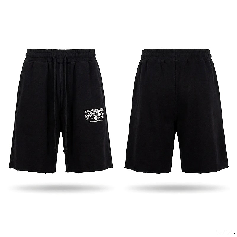 American casual black shorts of DENIM TEARS