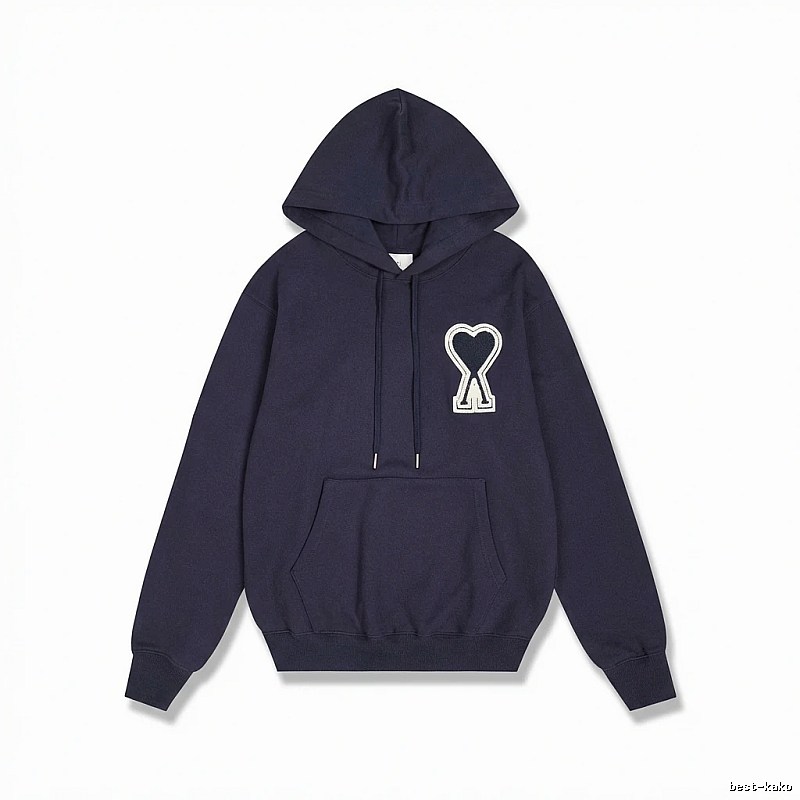 AMI Heart Pattern Hoodie