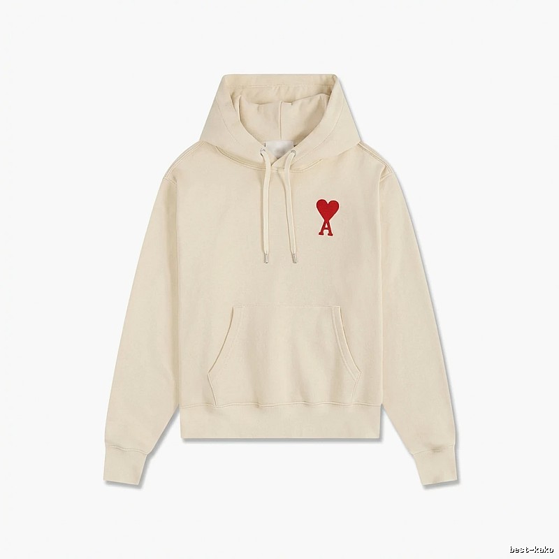 AMI Love Pattern Beige Sweatshirt