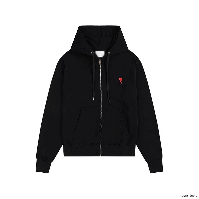 AMI Love Trend Brand Black Hoodie