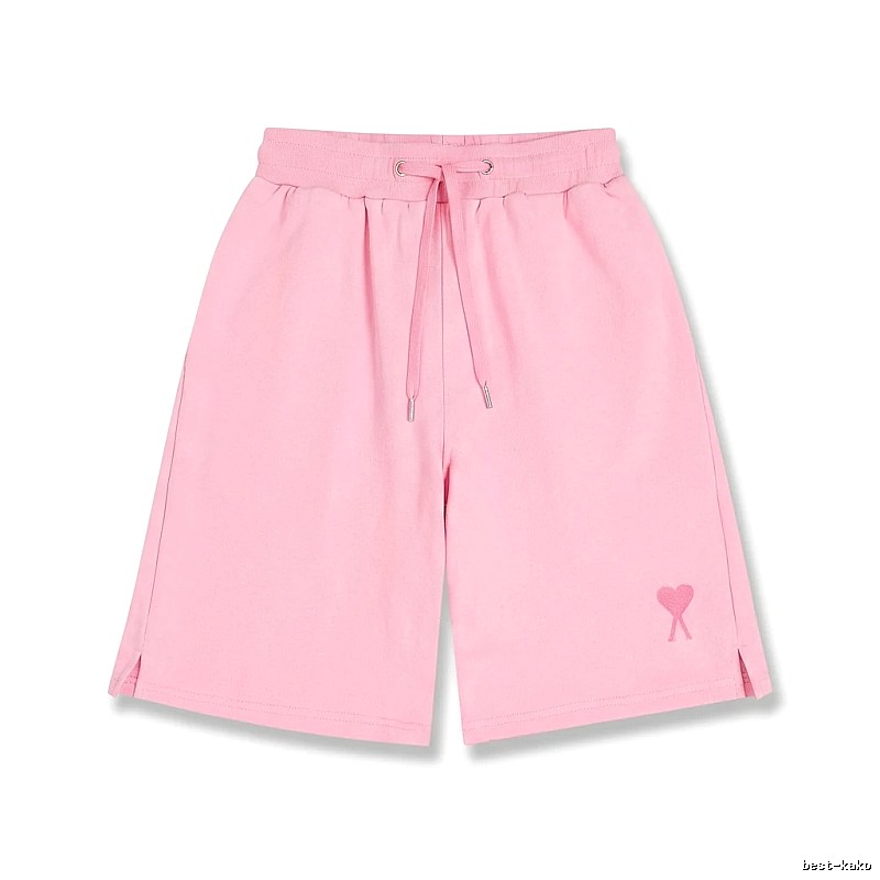 AMI pink shorts in a cute and casual style