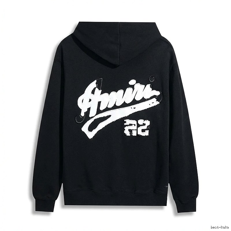 AMIRI Graffiti Style Black Hoodie