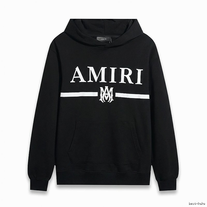 AMIRI Letter Print Black Sweatshirt