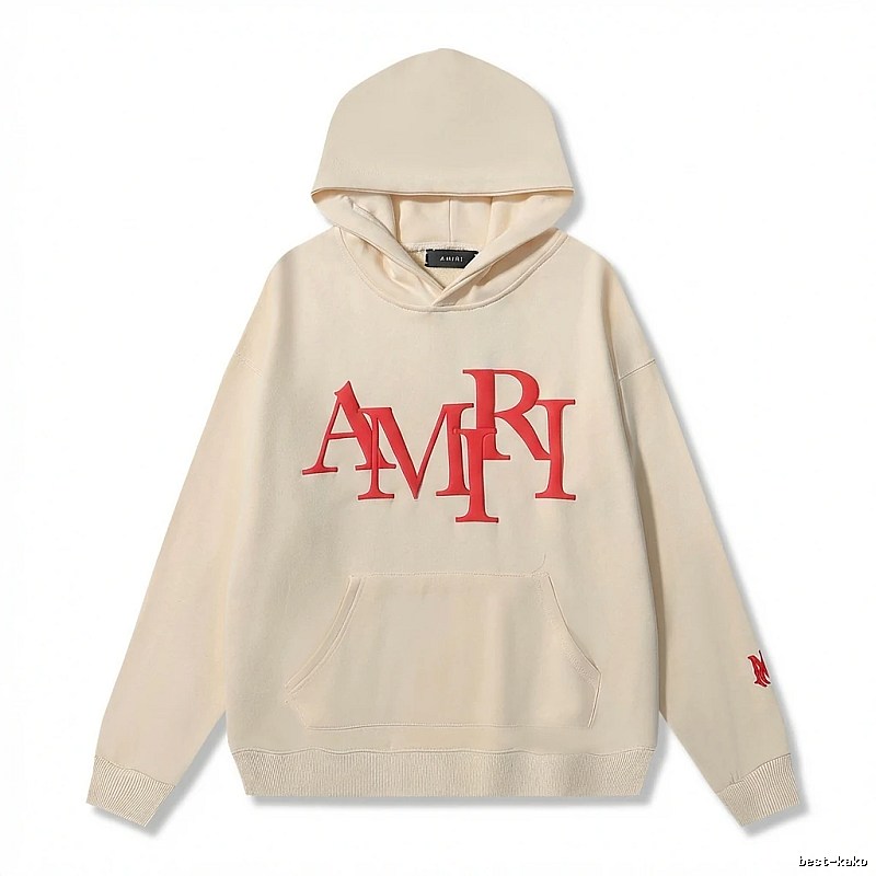 AMIRI Letter Style Beige Sweatshirt