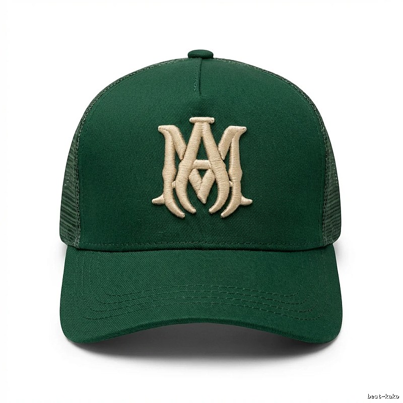 AMIRI Retro Style Dark Green Hat