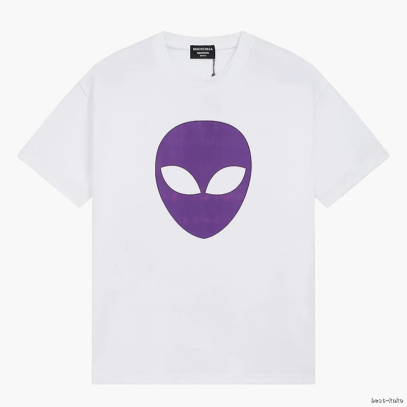 Balenciaga Alien Print White T-shirt