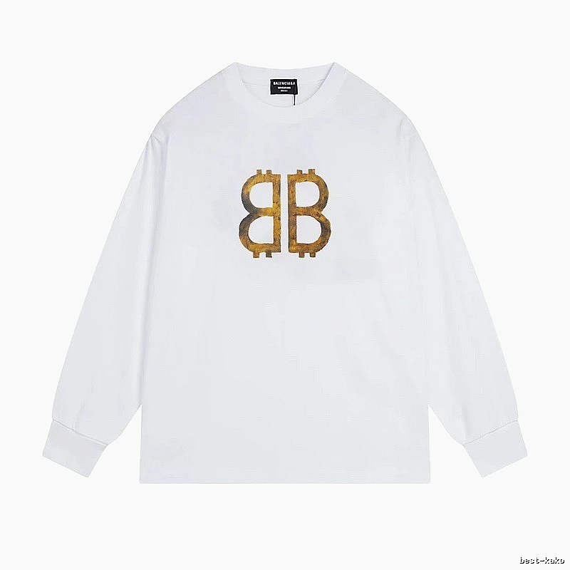 Balenciaga BB Print White T-shirt