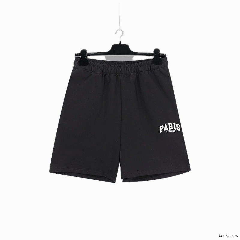 Balenciaga casual style black shorts