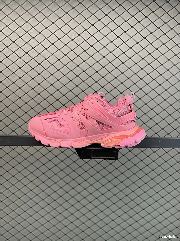 Balenciaga Chunky Runners in Bright Pink with Oversized Sole