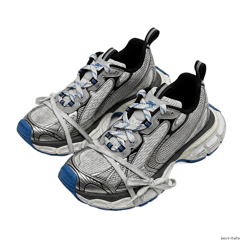 Balenciaga retro gray-blue sneakers
