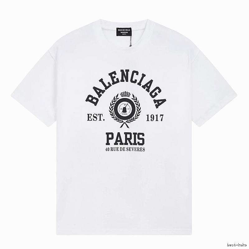 Balenciaga retro style white T-shirt