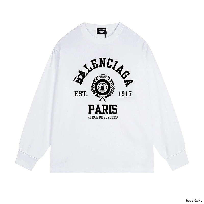 Balenciaga retro-style white T-shirt