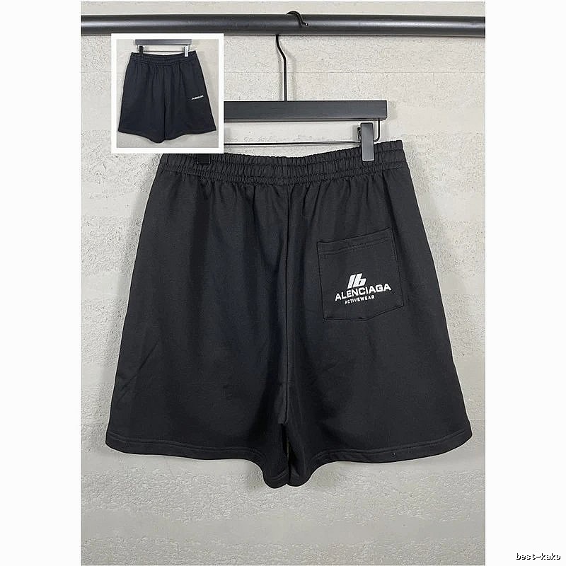 Balenciaga sporty black shorts