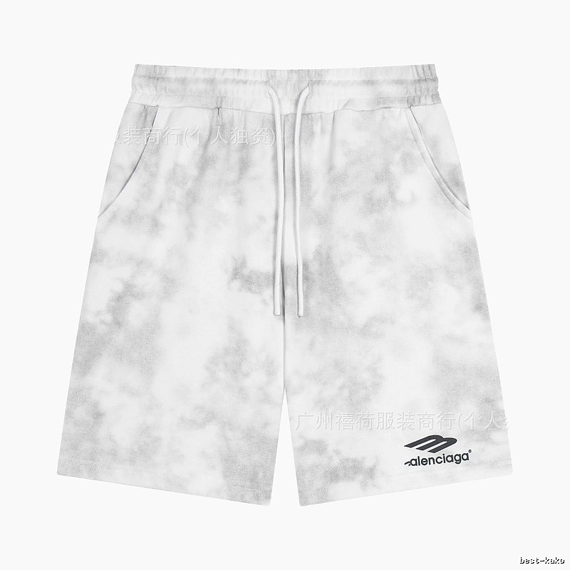 Balenciaga tie-dye style shorts