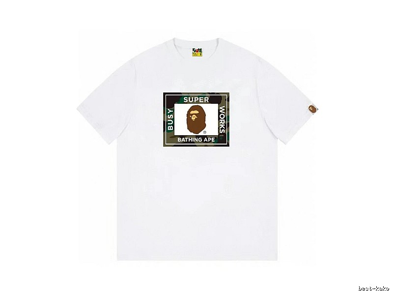 Bape Ape Head Camouflage Style Short-sleeve Shirt