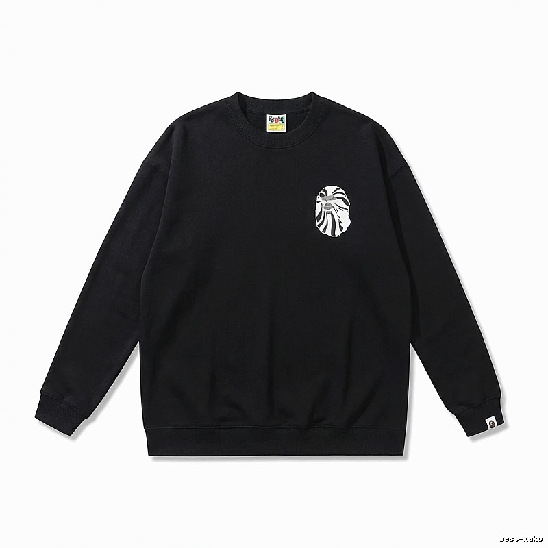 Bape Ape Head Casual Black Sweatshirt
