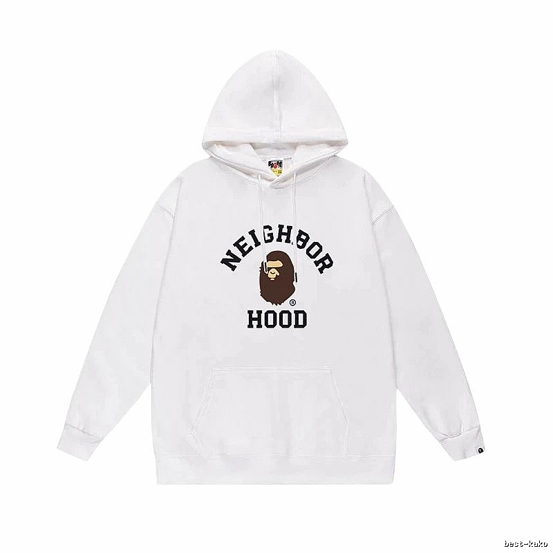 Bape Ape series white hoodie