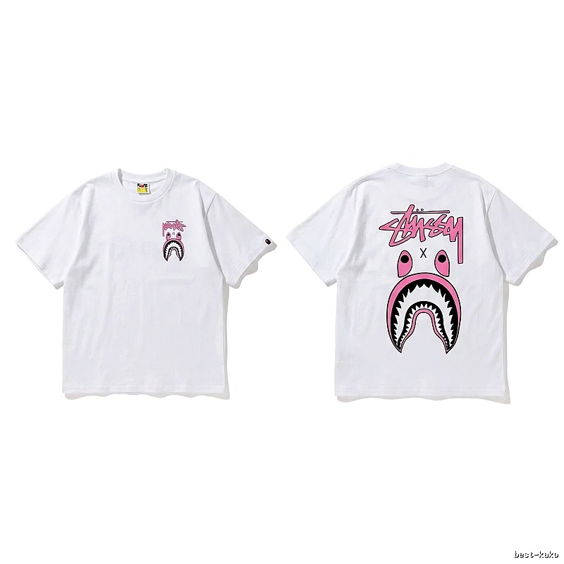 Bape Shark Co-branded White T-shirt