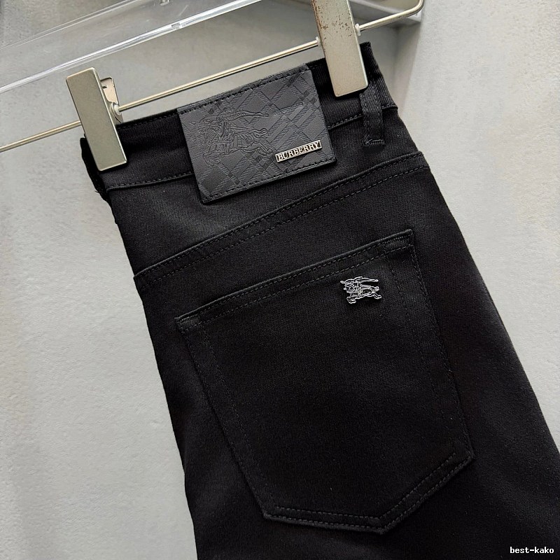 Burberry Logo Jeans - Tonal Knight Emblem And Branded Back Patch Style Edit