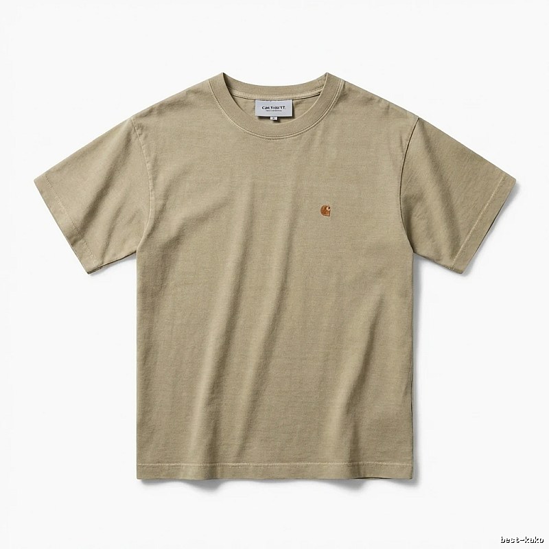 Carhartt Basic Simple Style Khaki T-shirt