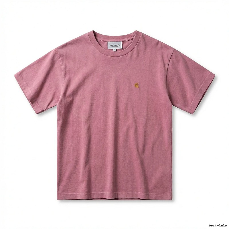 Carhartt basic simple style pink T-shirt