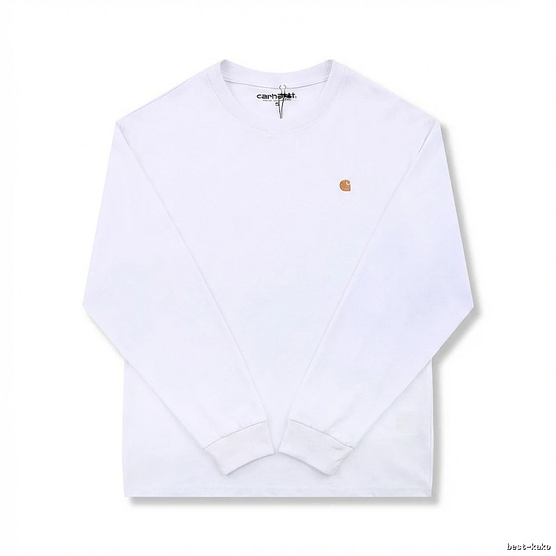 Carhartt classic simple style white sweatshirt