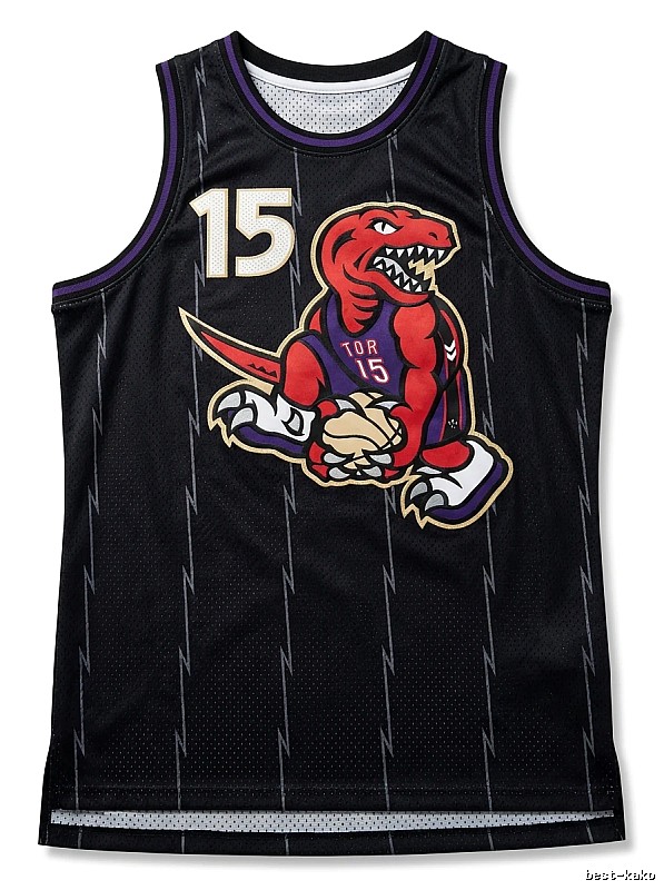 Carter's black-purple basketball jersey of the Raptors.