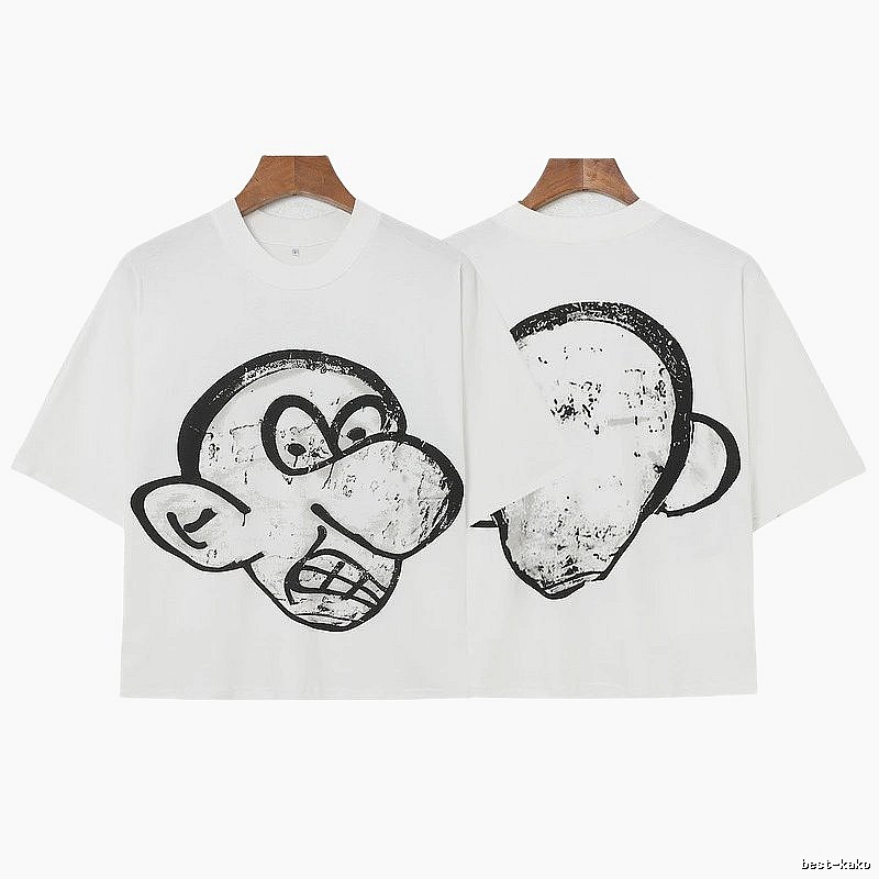 Cartoon-style white T-shirt for billionaires