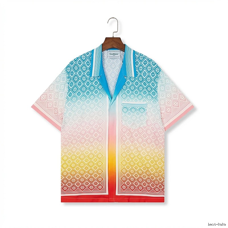 Casablanca Gradient Style Printed Shirt
