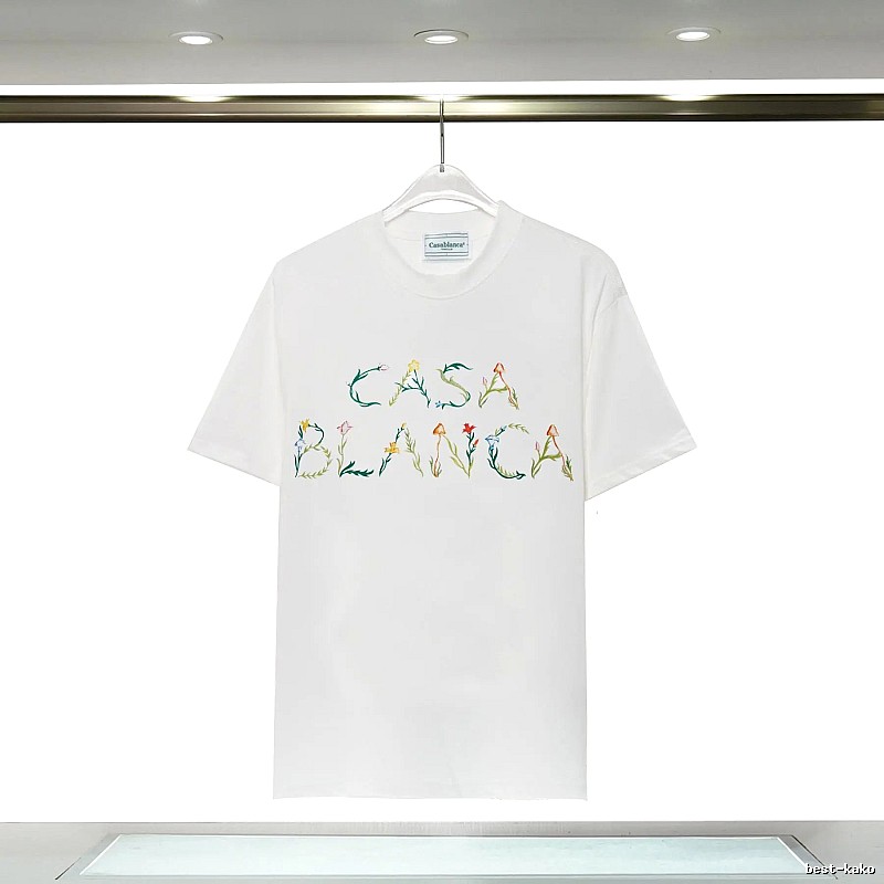 Casablanca - style printed white T - shirt