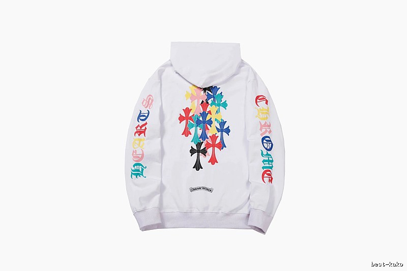 Chrome Hearts 2088-39 White Cross Graphic Hoodie City Outfit