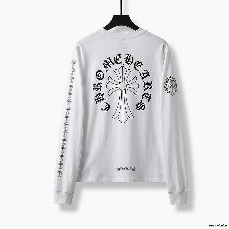 Chrome Hearts Cross Dark Style White T-shirt