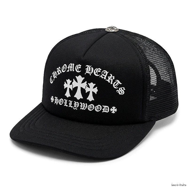 Chrome Hearts Cross Trendy brand Black Hat