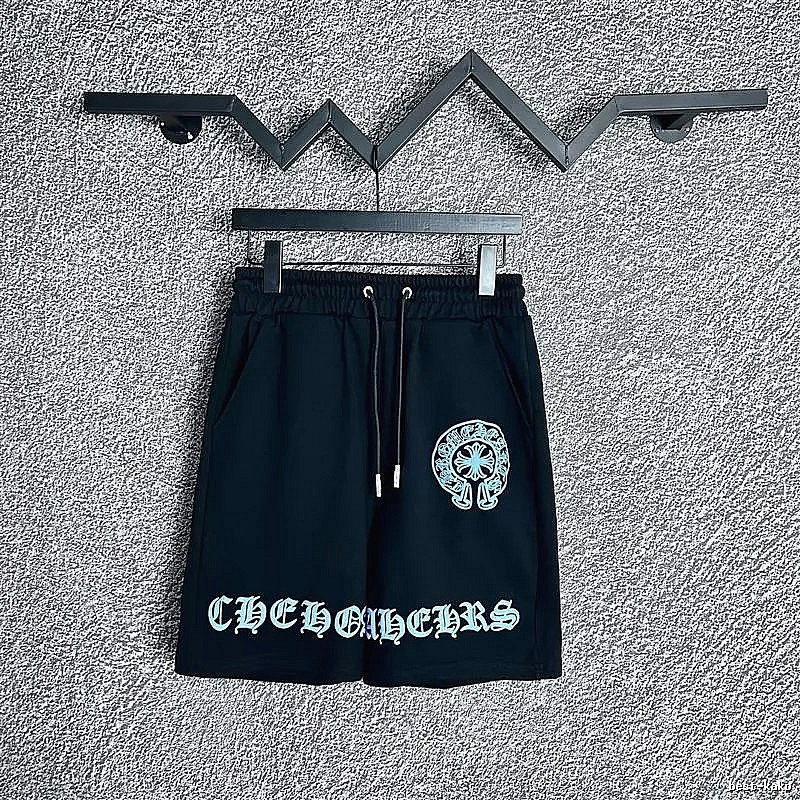 Chrome Hearts Streetwear Style Black Shorts
